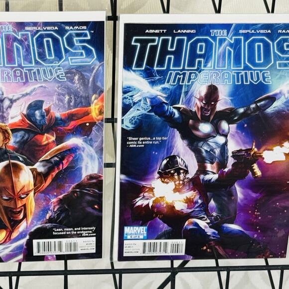 Thanos Imperative 1-6 Lot Marvel 2010 1st Annihilators Prototype - Picture 5 of 9